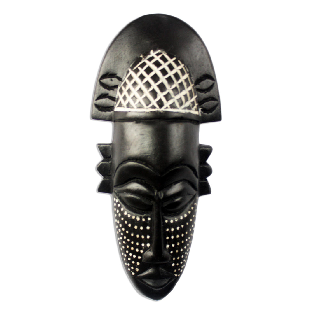 African Handmade Wood Wall Mask - Lovely