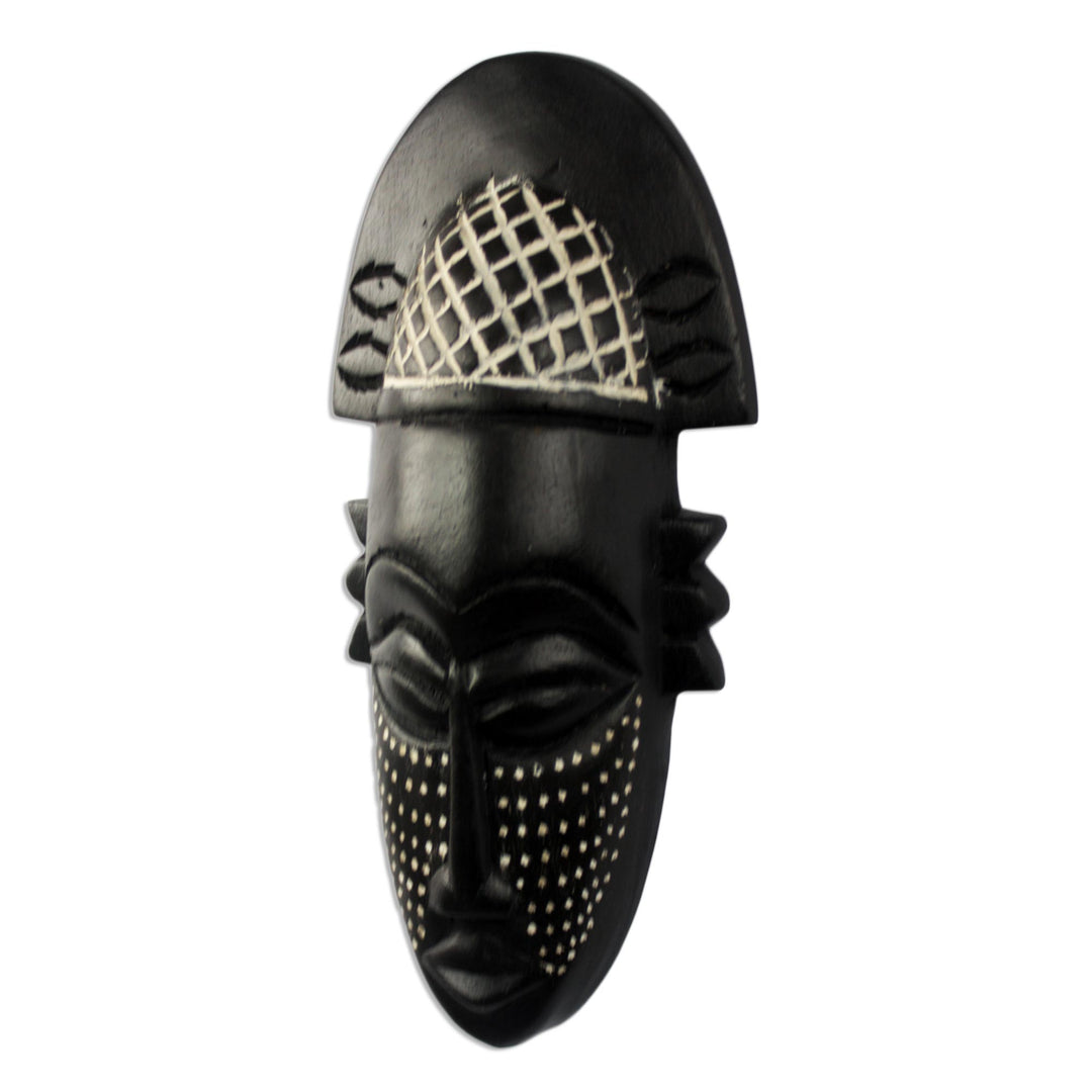 African Handmade Wood Wall Mask - Lovely