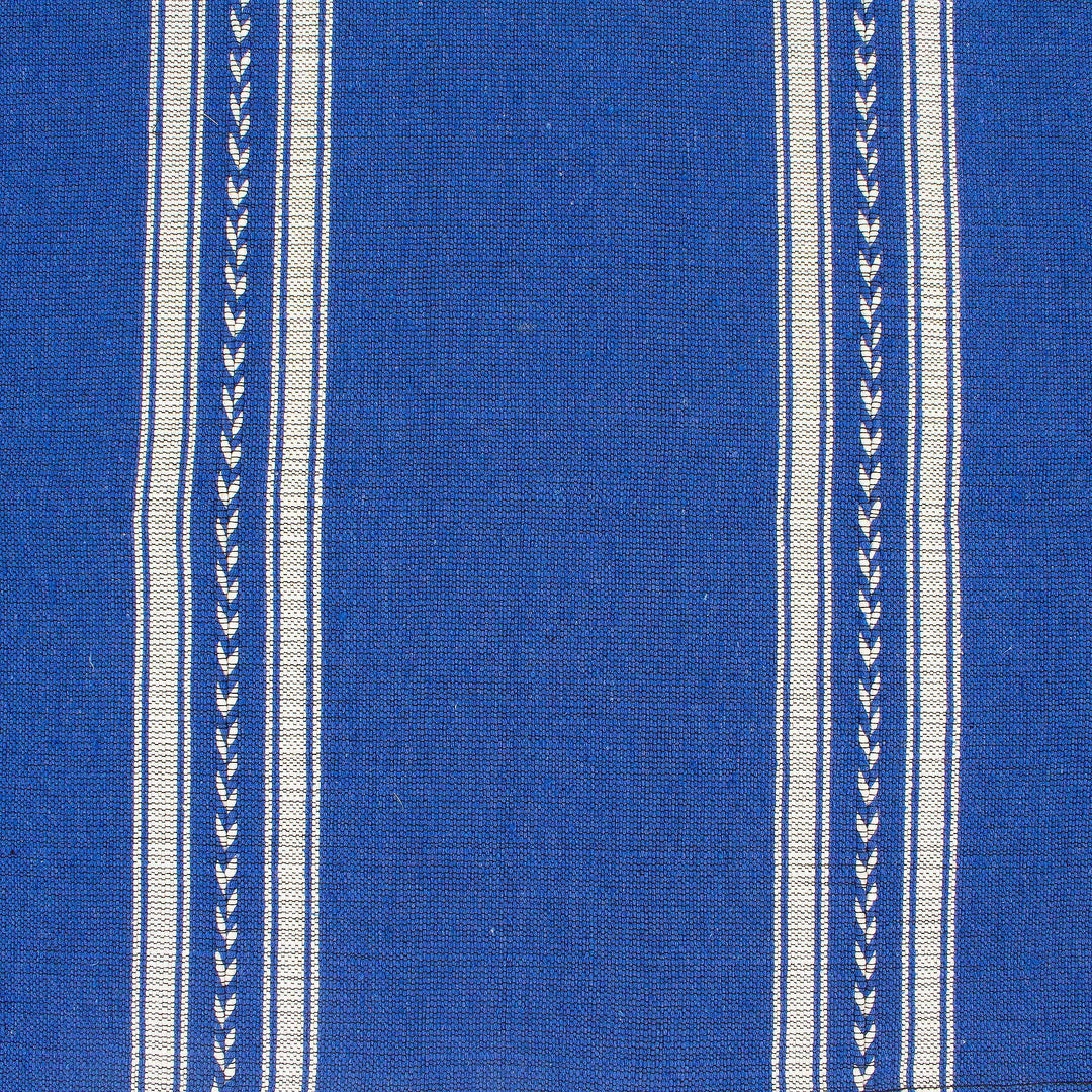 Blue & White Hand-Woven Zapotec Cotton Placemat from Mexico - Magical Blue