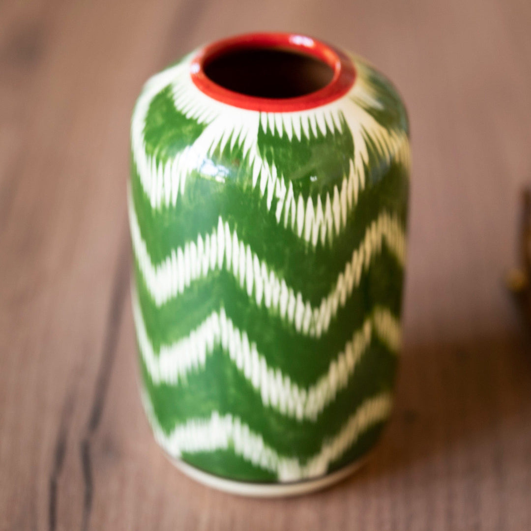 Uzbek Green Ikat