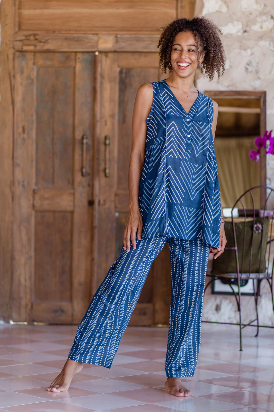 Geometric Indigo