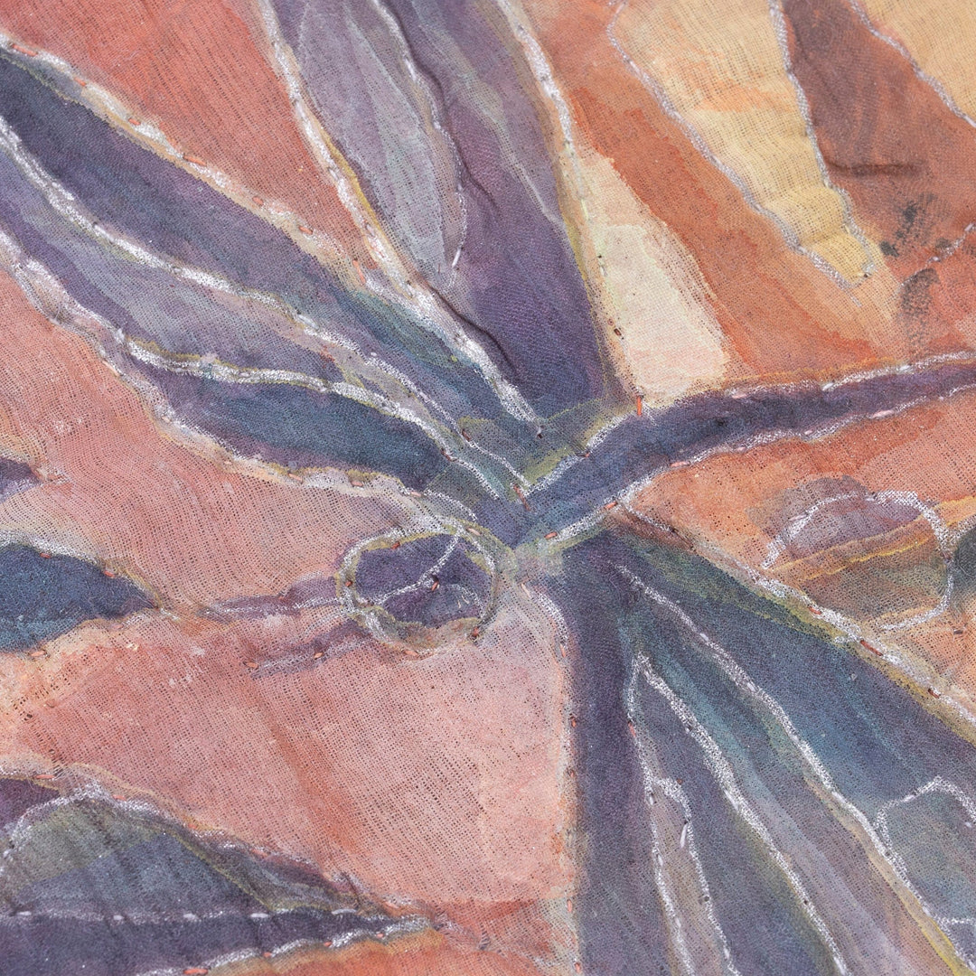 Hand-Painted Dragonfly and Bird-Themed Wall Hanging - Dragonflies and a Bird