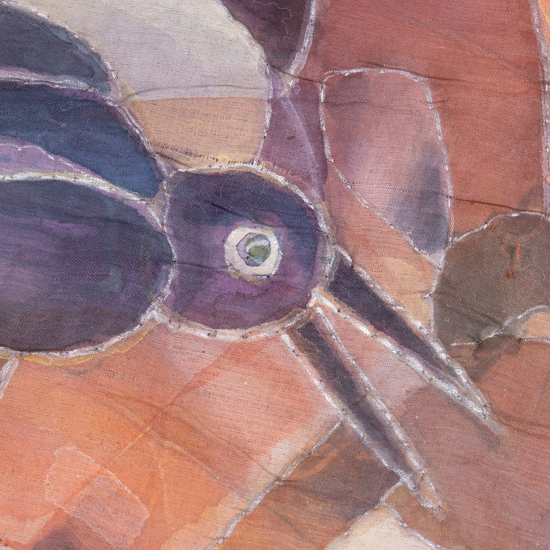 Hand-Painted Dragonfly and Bird-Themed Wall Hanging - Dragonflies and a Bird