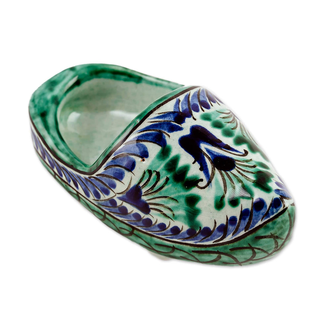 Ceramic Decorative Accent of Traditional Uzbek Kovush Shoe - Uzbek Steps
