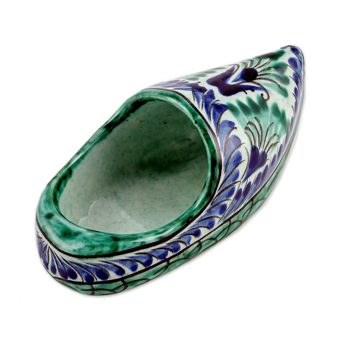 Ceramic Decorative Accent of Traditional Uzbek Kovush Shoe - Uzbek Steps