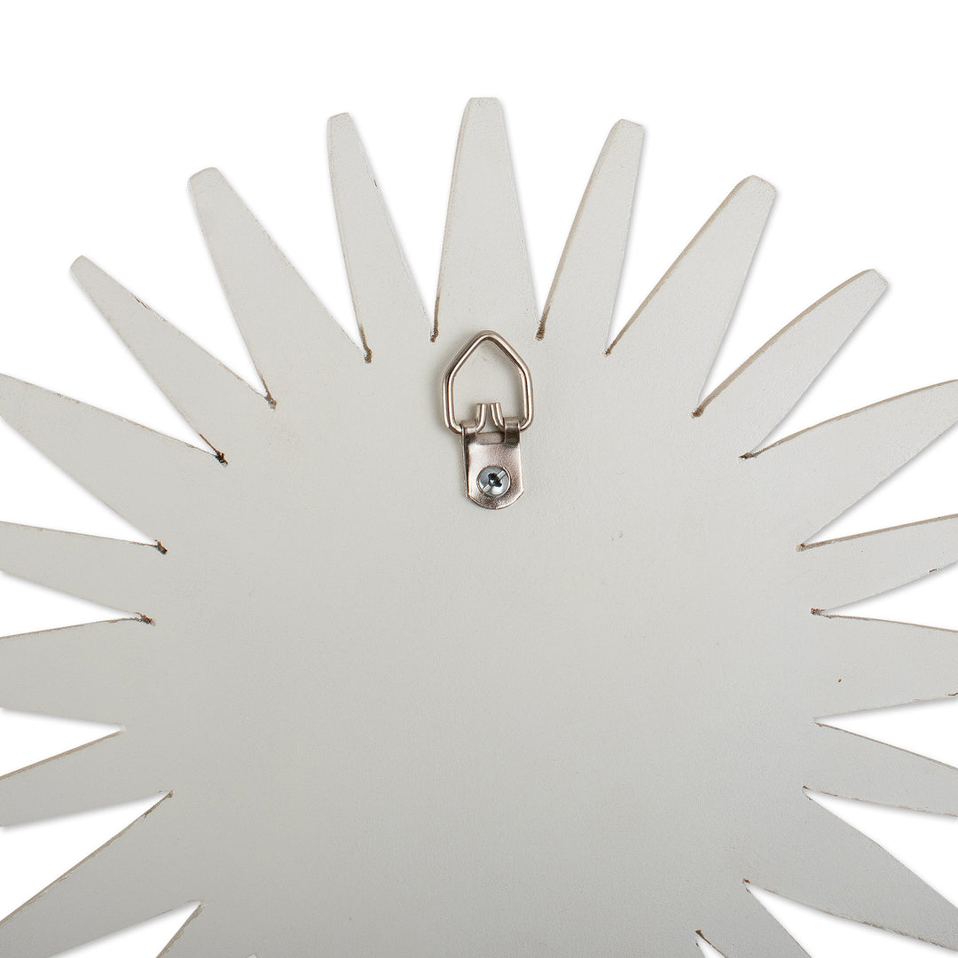 Modern Star-Shaped Bronze Gilded Wood Wall Accent Mirror - Celestial Star