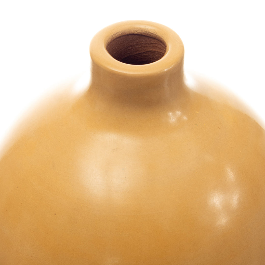 Ceramic Chulucana Style Decorative Vase Handmade in Peru - Divine Sun