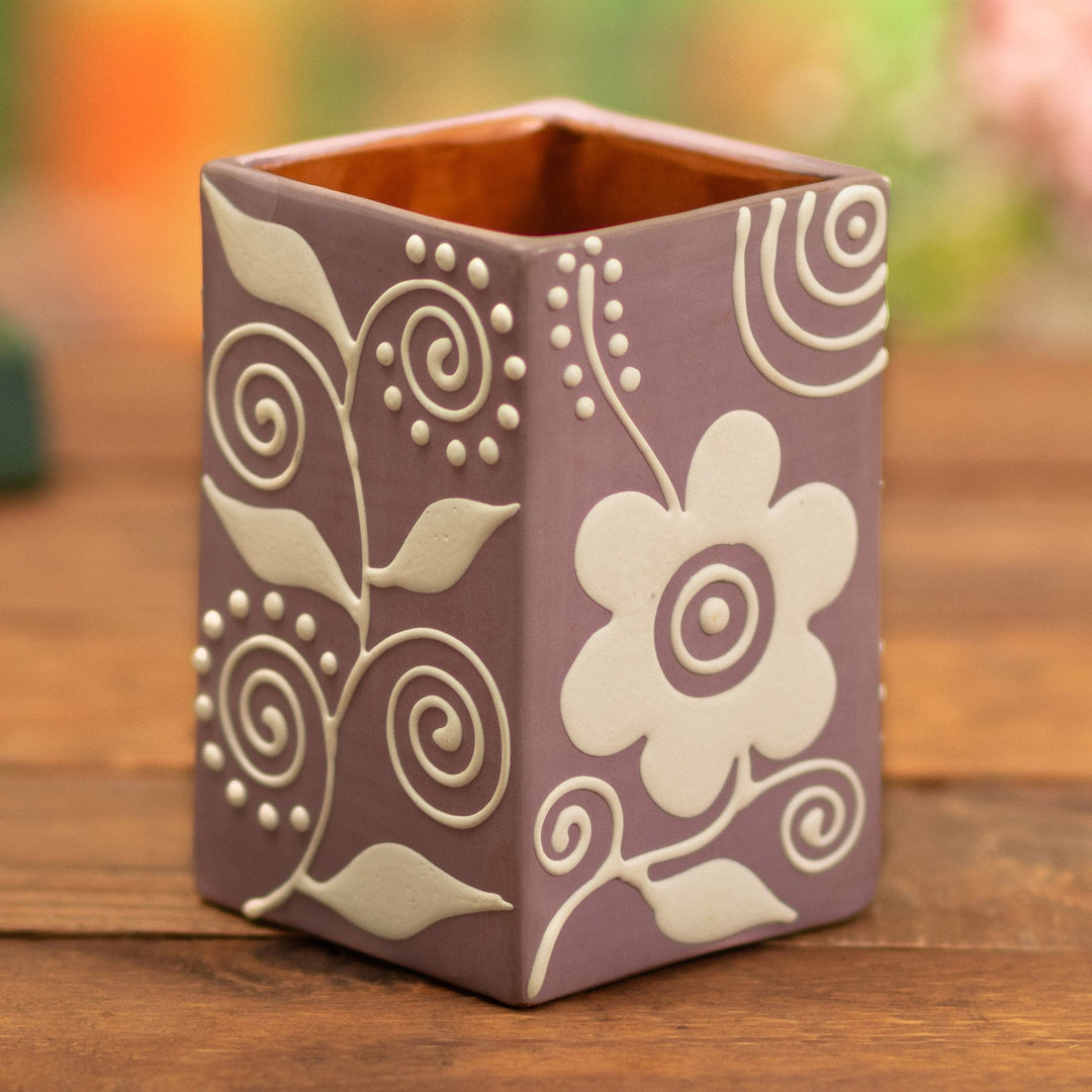 Planter - Lavender Floral