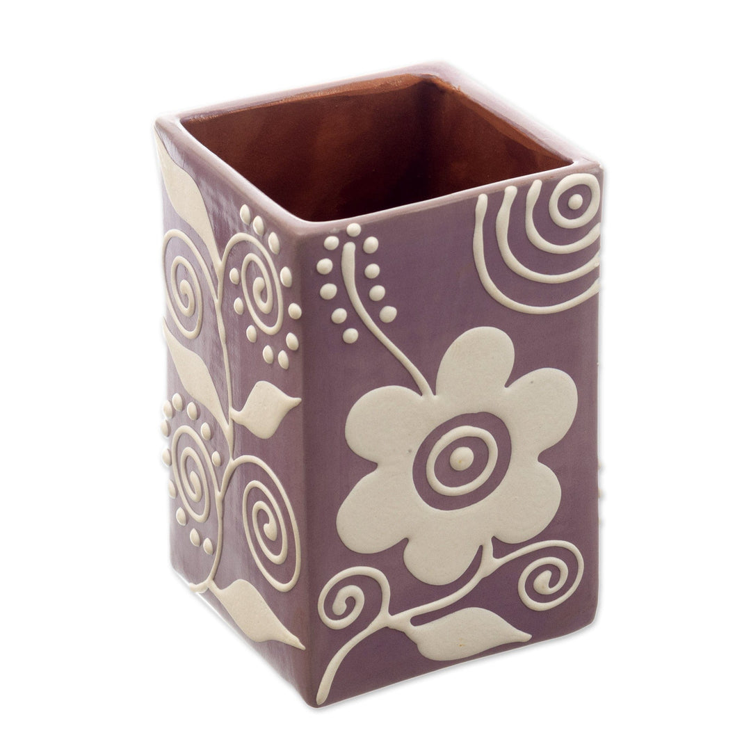 Planter - Lavender Floral