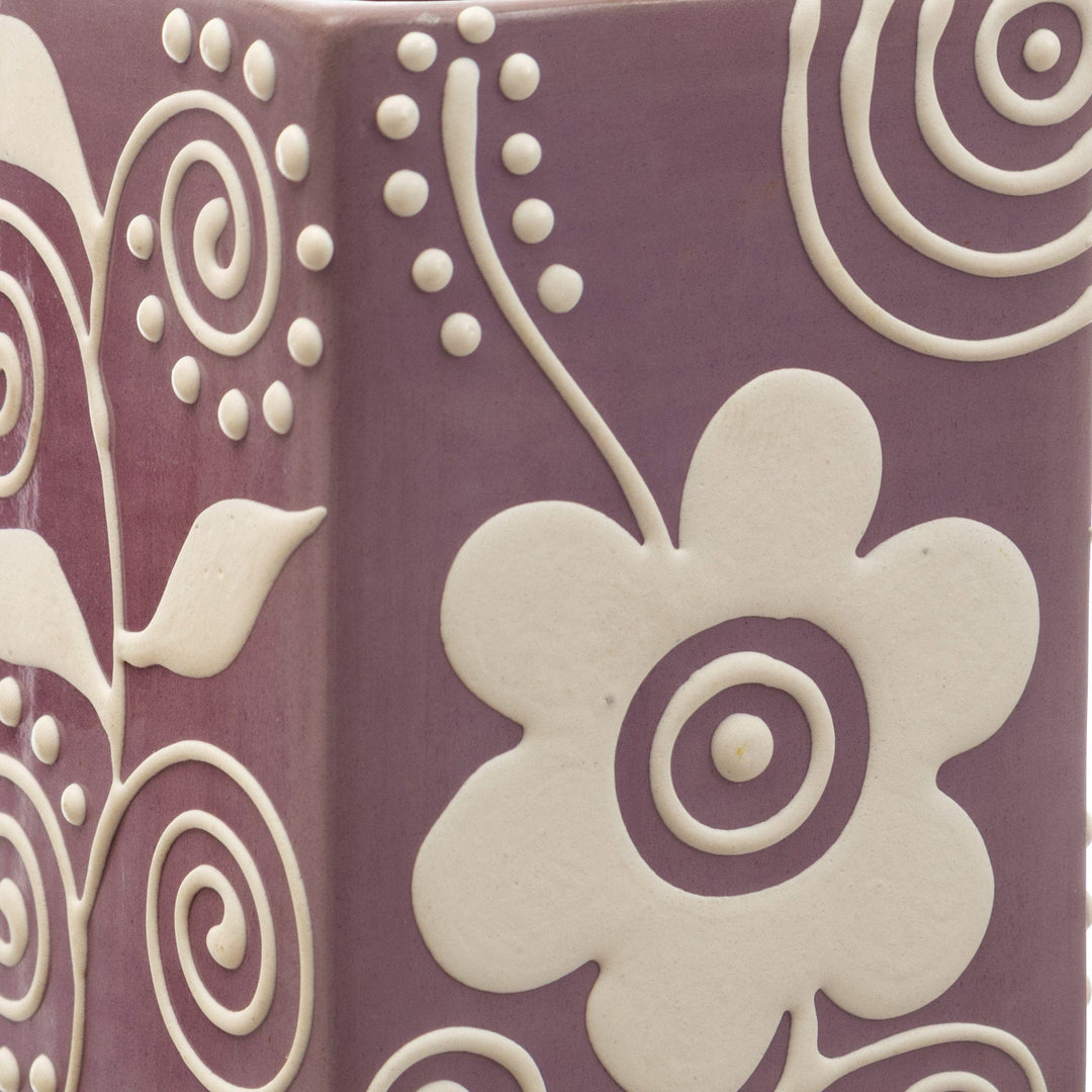 Planter - Lavender Floral
