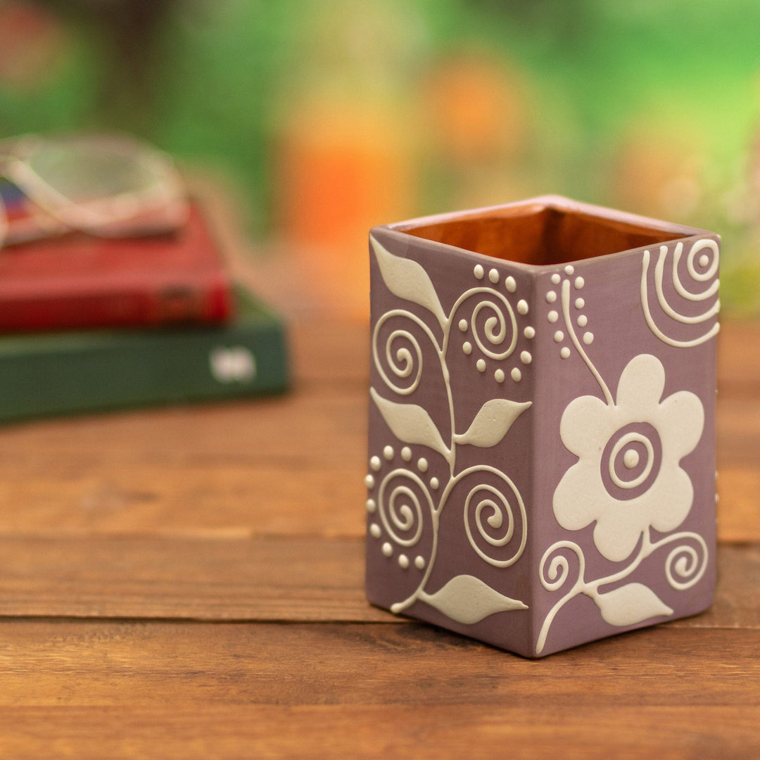Planter - Lavender Floral