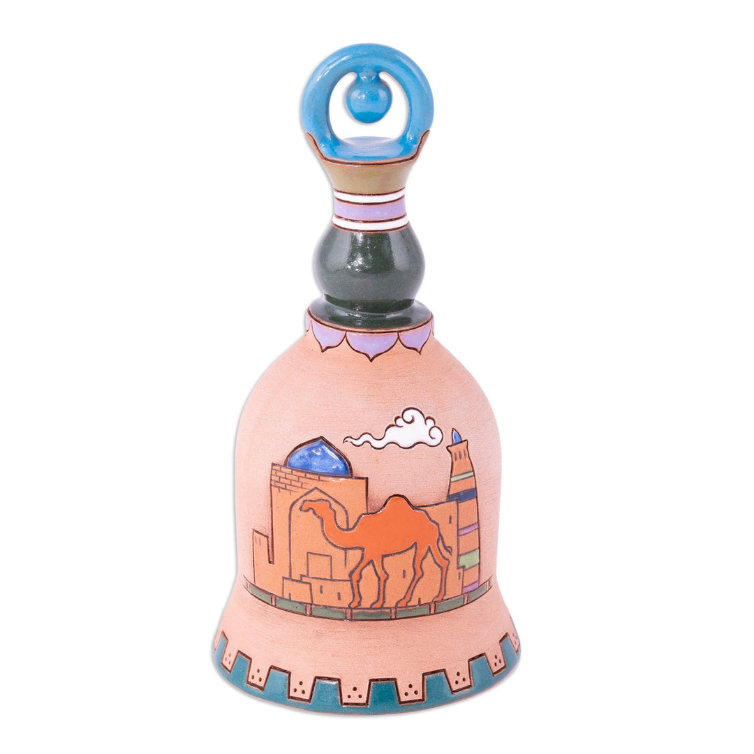 Classic Decorative Ceramic Bell Made & Painted by Hand - Rhythms of the Mosque