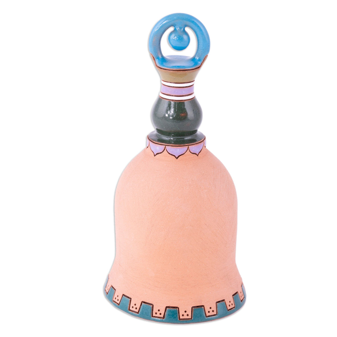 Classic Decorative Ceramic Bell Made & Painted by Hand - Rhythms of the Mosque