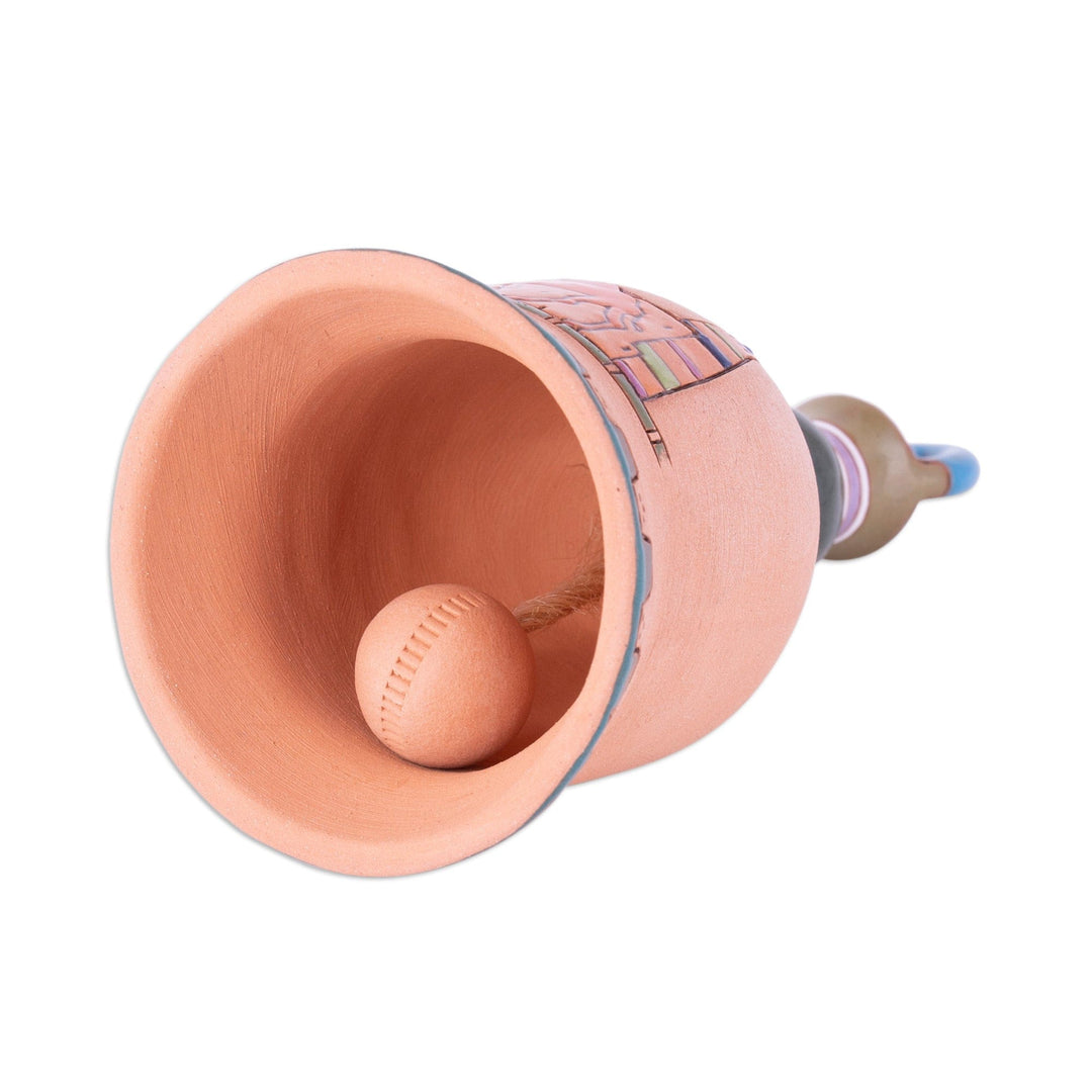 Classic Decorative Ceramic Bell Made & Painted by Hand - Rhythms of the Mosque