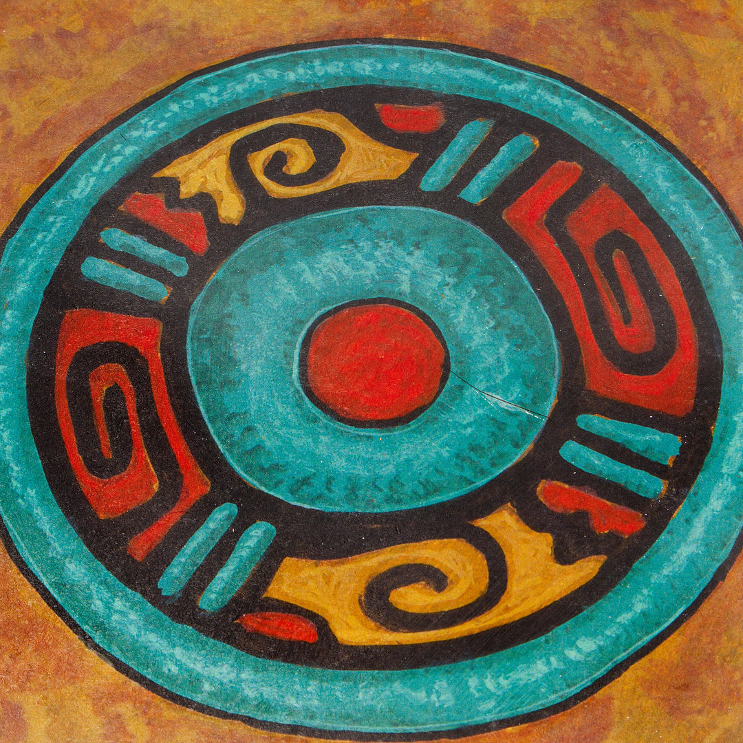 Ink on Paper Giclée Print of Traditional Pre-Columbian Stamp - Pre-Columbian II