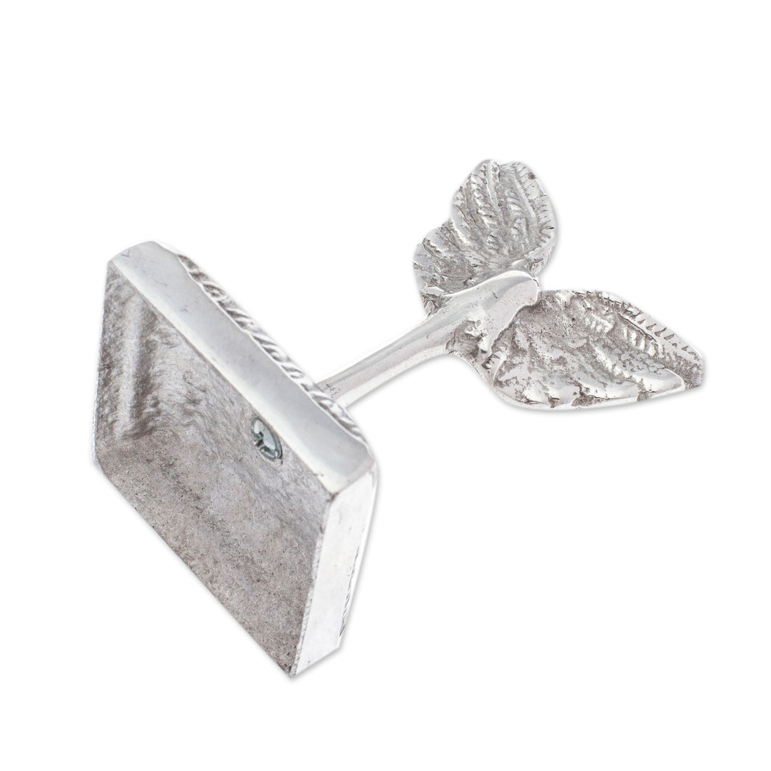 Angel-Themed Abstract Polished Pewter Ring Holder - Mystic Heaven