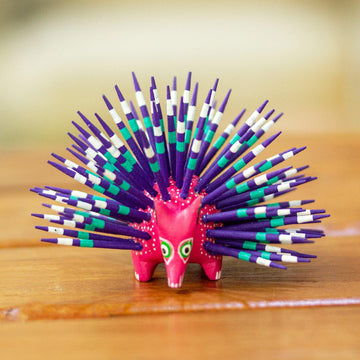 Cute Porcupine in Fuchsia