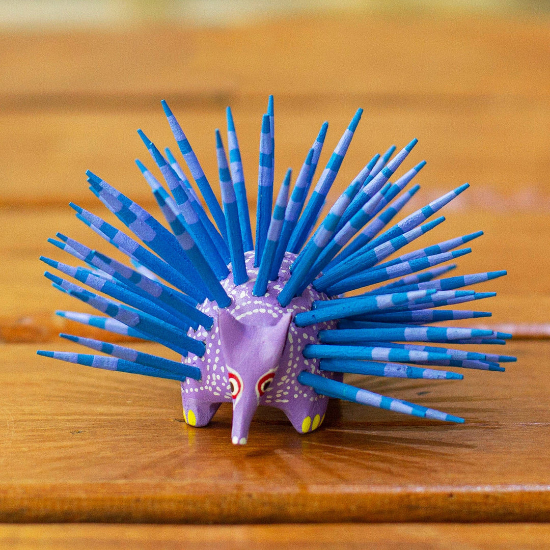 Cute Porcupine in Lavender