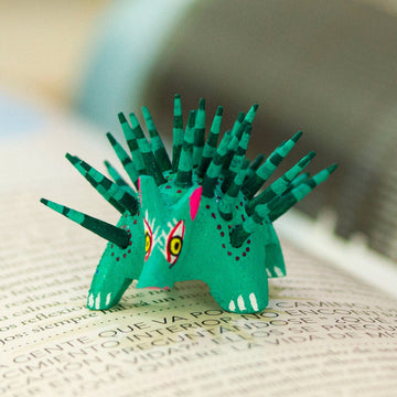 Cute Porcupine in Jade