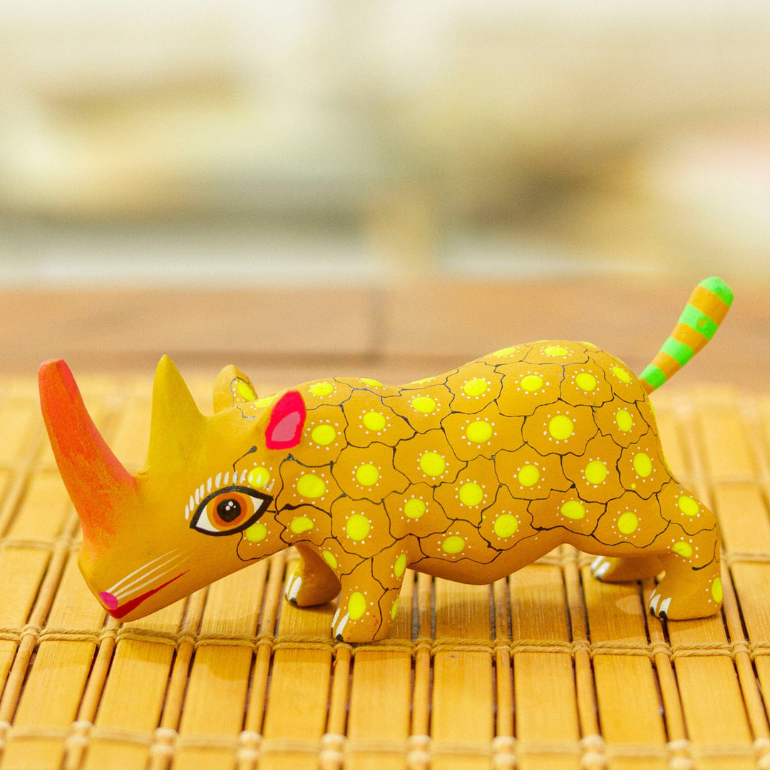 Cute Rhino in Yellow