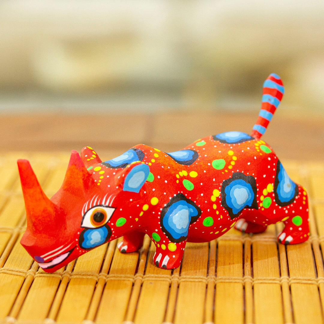 Cute Rhino in Red