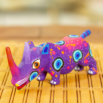 Cute Rhino in Purple