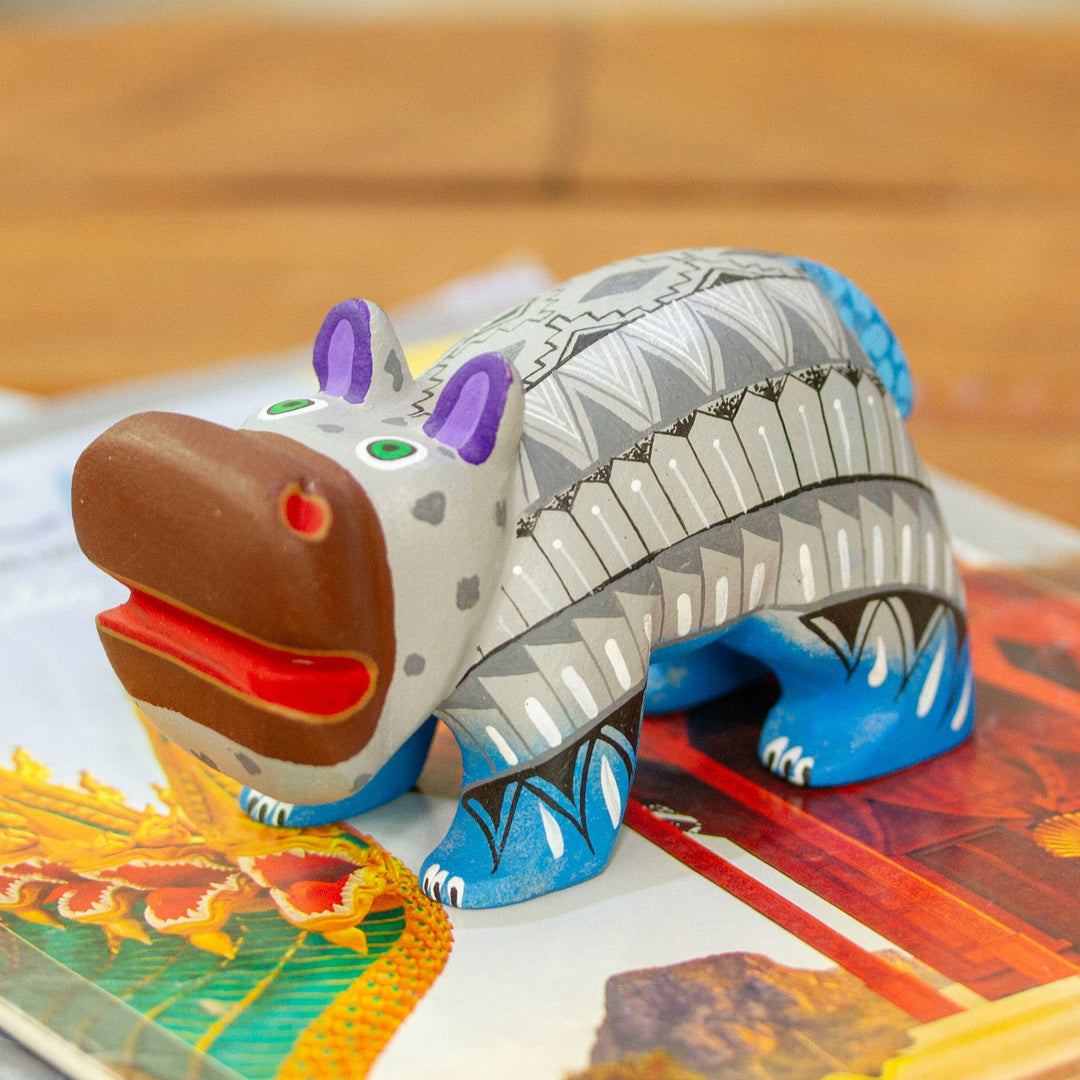 Cute Hippo in Grey