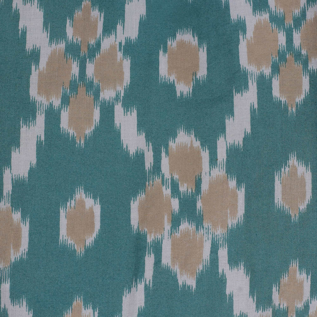 Teal Ikat
