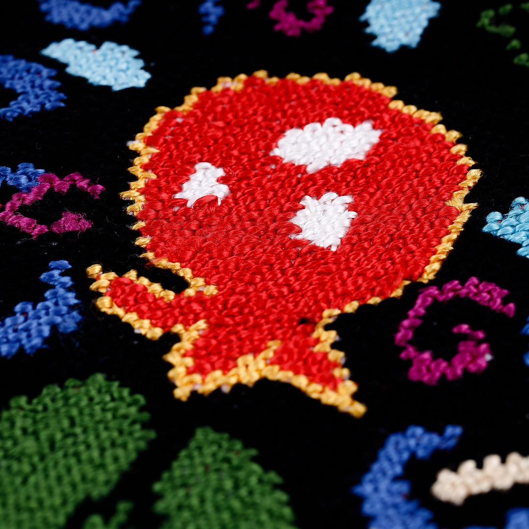 Pomegranate-Themed Iroki Embroidered Sling in Vibrant Hues - Sweet Season