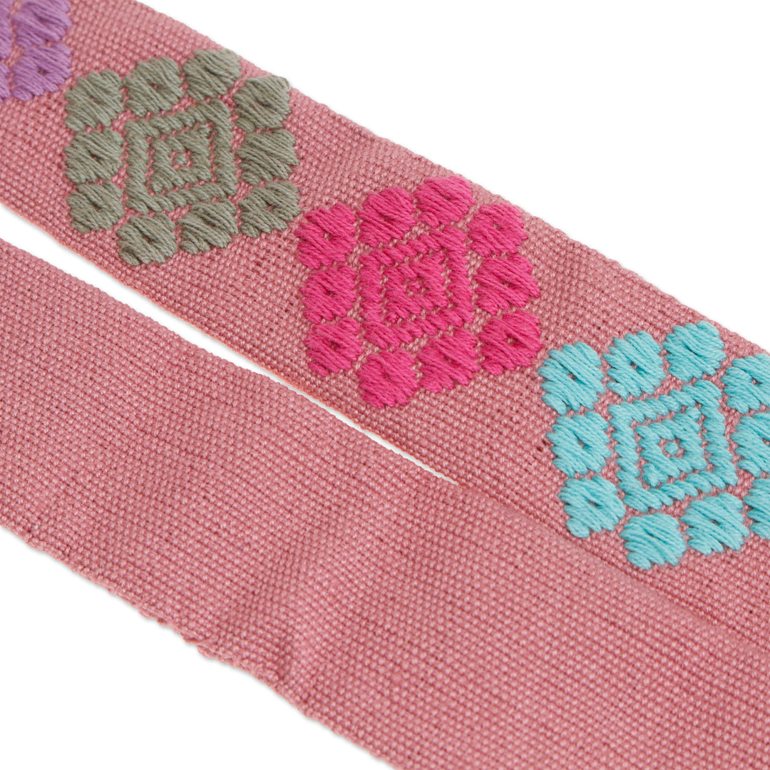 Pair of Handloomed Cotton Bookmarks in a Pink Base Hue - Pink Allies