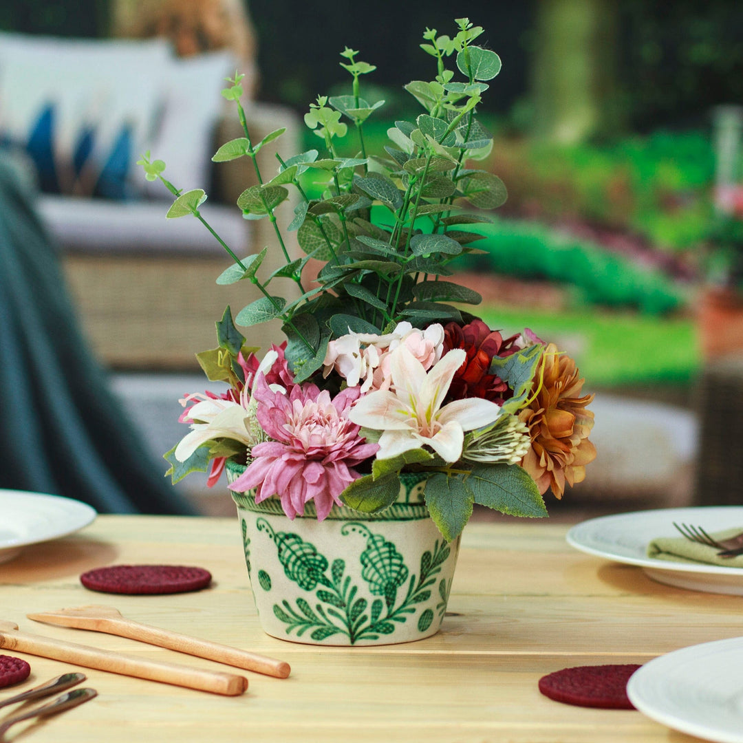 Green Floral Mystique