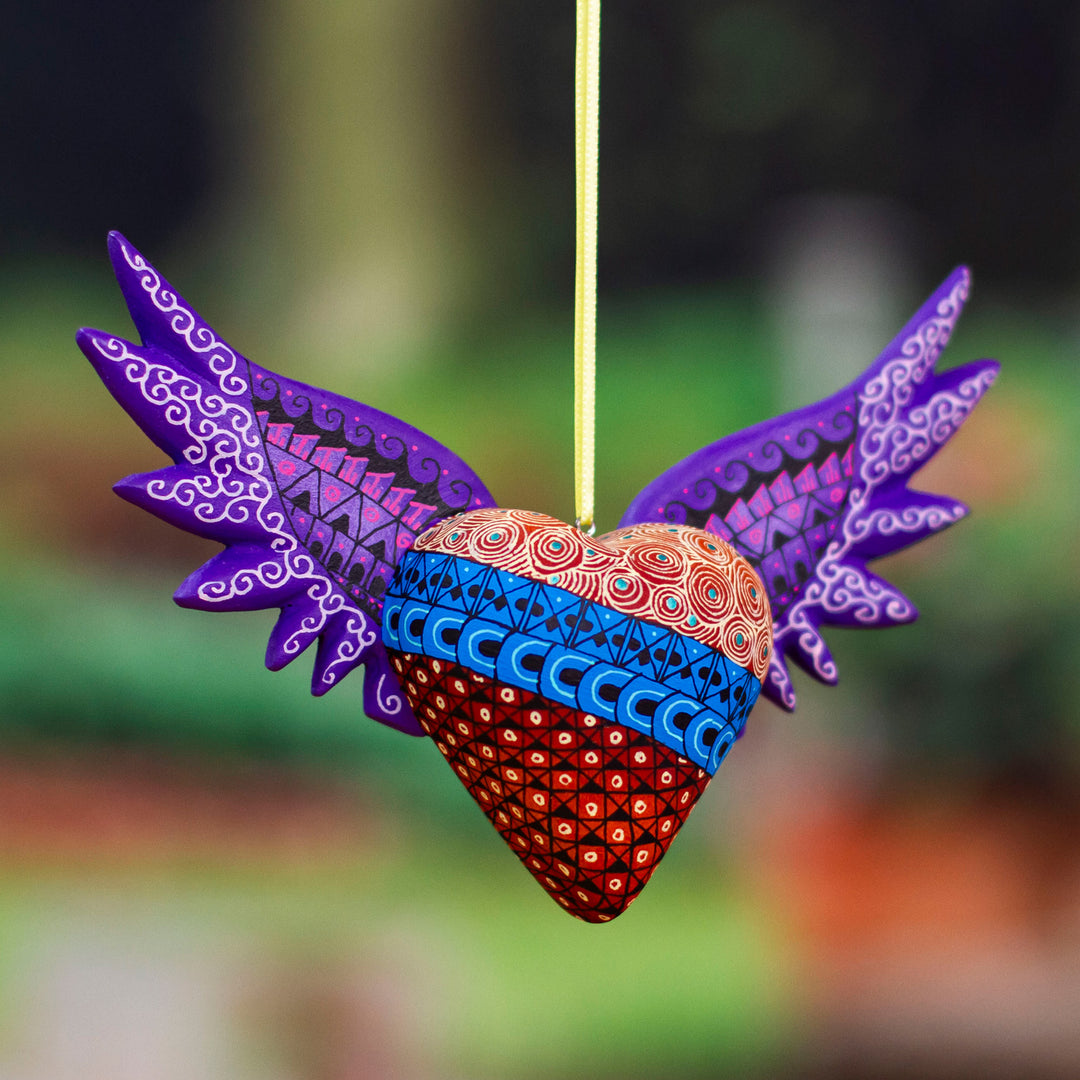 Purple Wings of the Heart