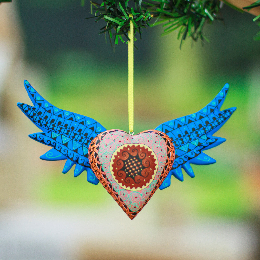 Cyan Wings of the Heart