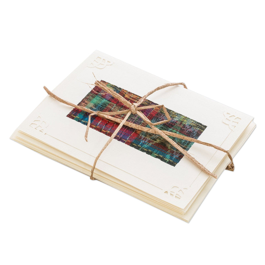 Greeting Card Accented with Maya Weavings - Greeting of Love