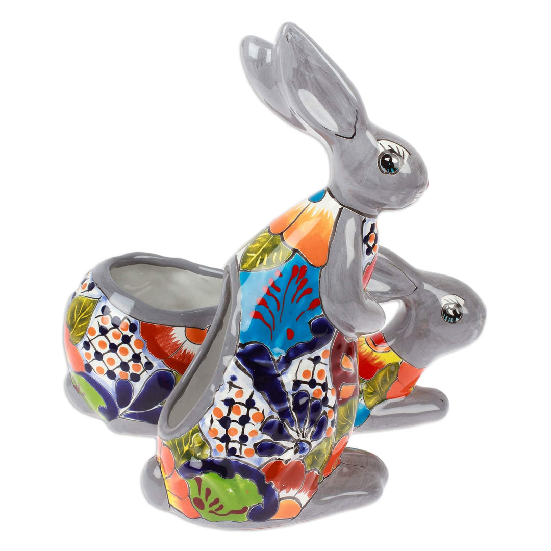 Bunny-Shaped Hacienda Ceramic Flower Pots (Set of 2) - Hacienda Hops