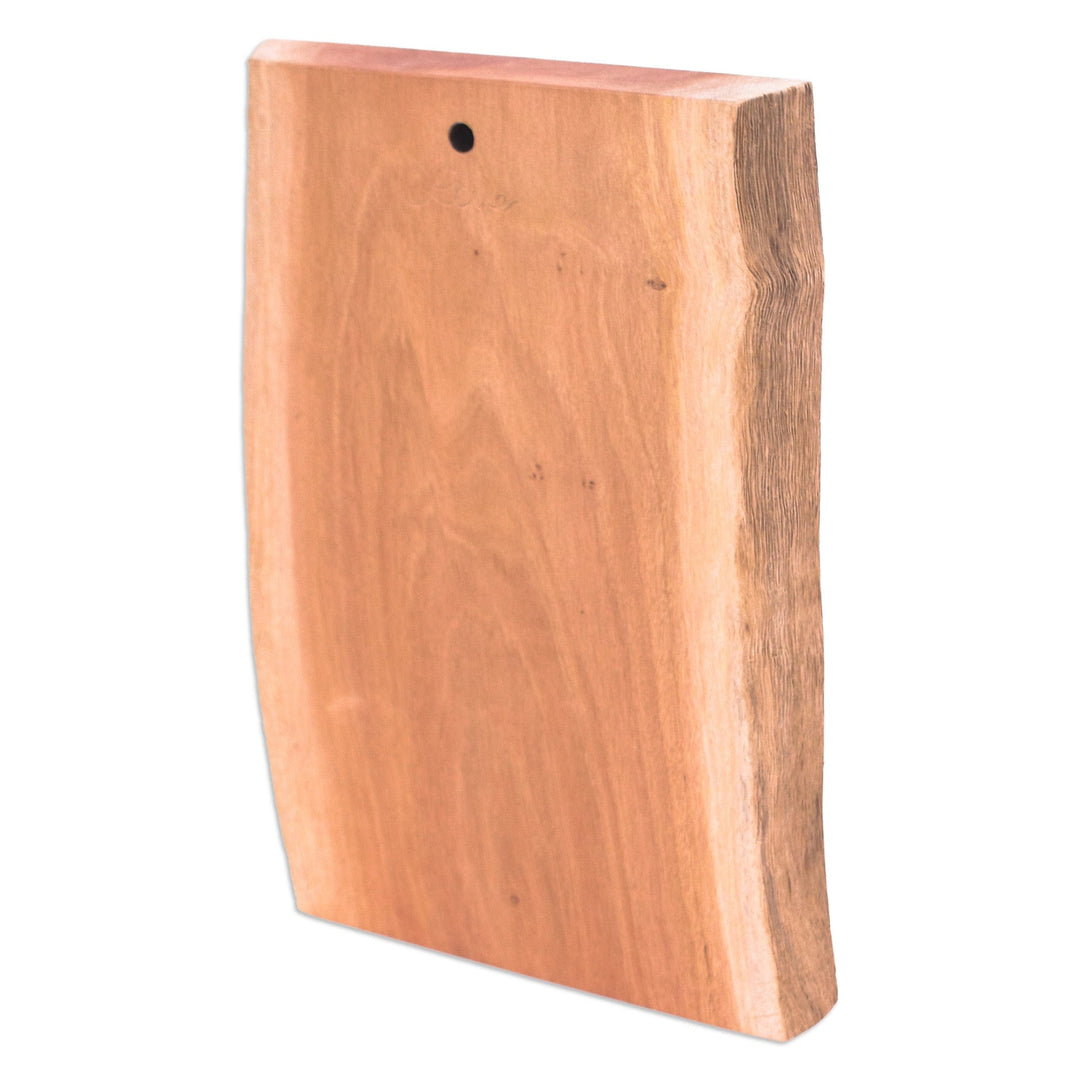 Hand-Carved Sturdy Longan Wood Cutting Board from Thailand - Strong Flavors