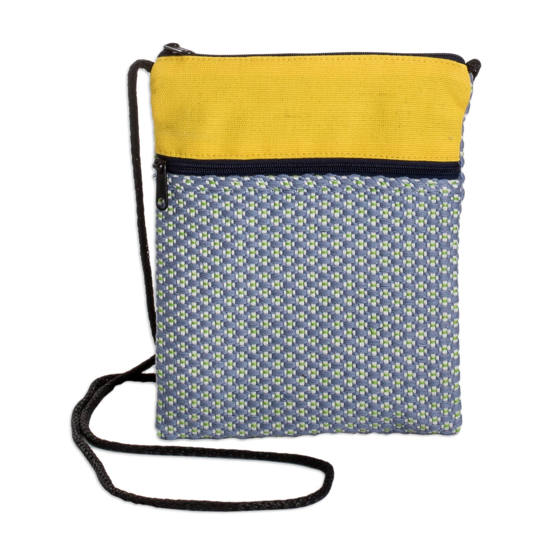 Embroidered Floral Patterned Cotton Sling in Jonquil - Spring Sunshine