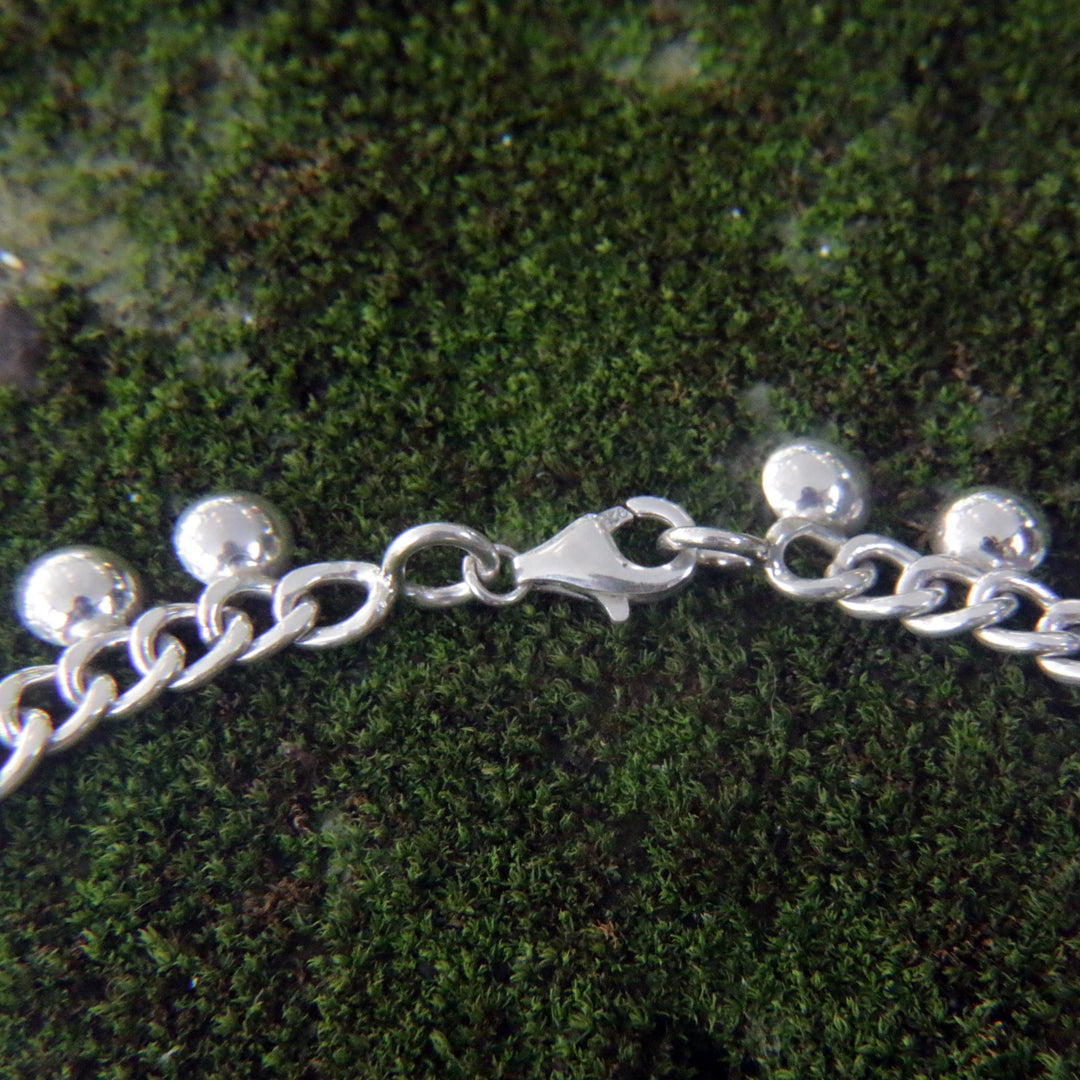 Handmade Sterling Silver Anklet - Palace Charms