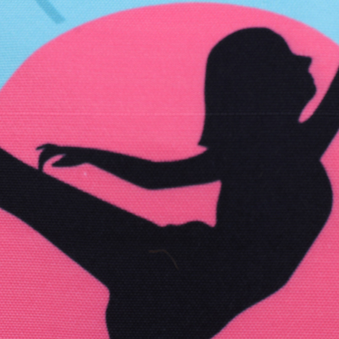 Printed Inspirational Blue and Pink Cotton Tote Bag - This Unique Planet