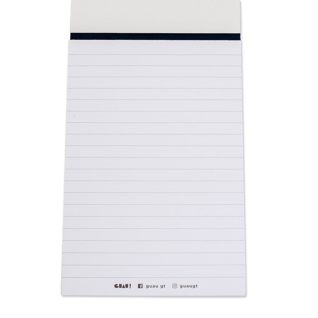 Lake Atitlan-Themed 60-Page Paper Notepad from Guatemala - The Lake in Guatemala