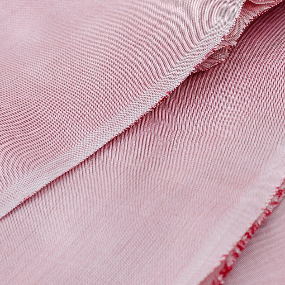 Handwoven Soft Pink 100% Silk Scarf with Fringes - The Pink Dame