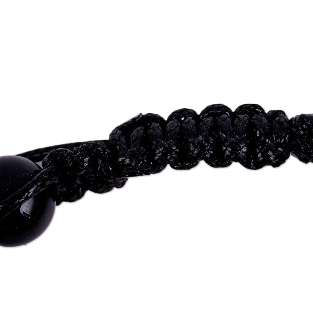 Handcrafted Multi-Gemstone Macrame Shambhala Style Bracelet - Shambhala Allure