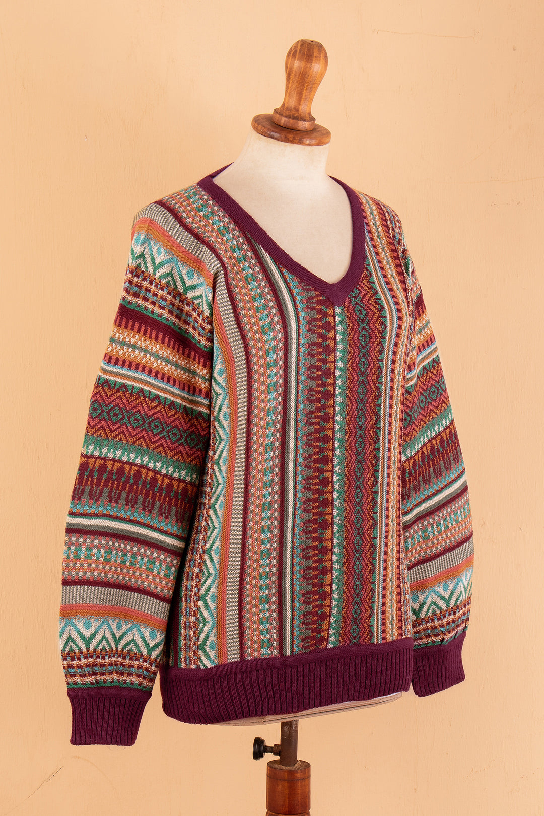 Earthy Threads in Red