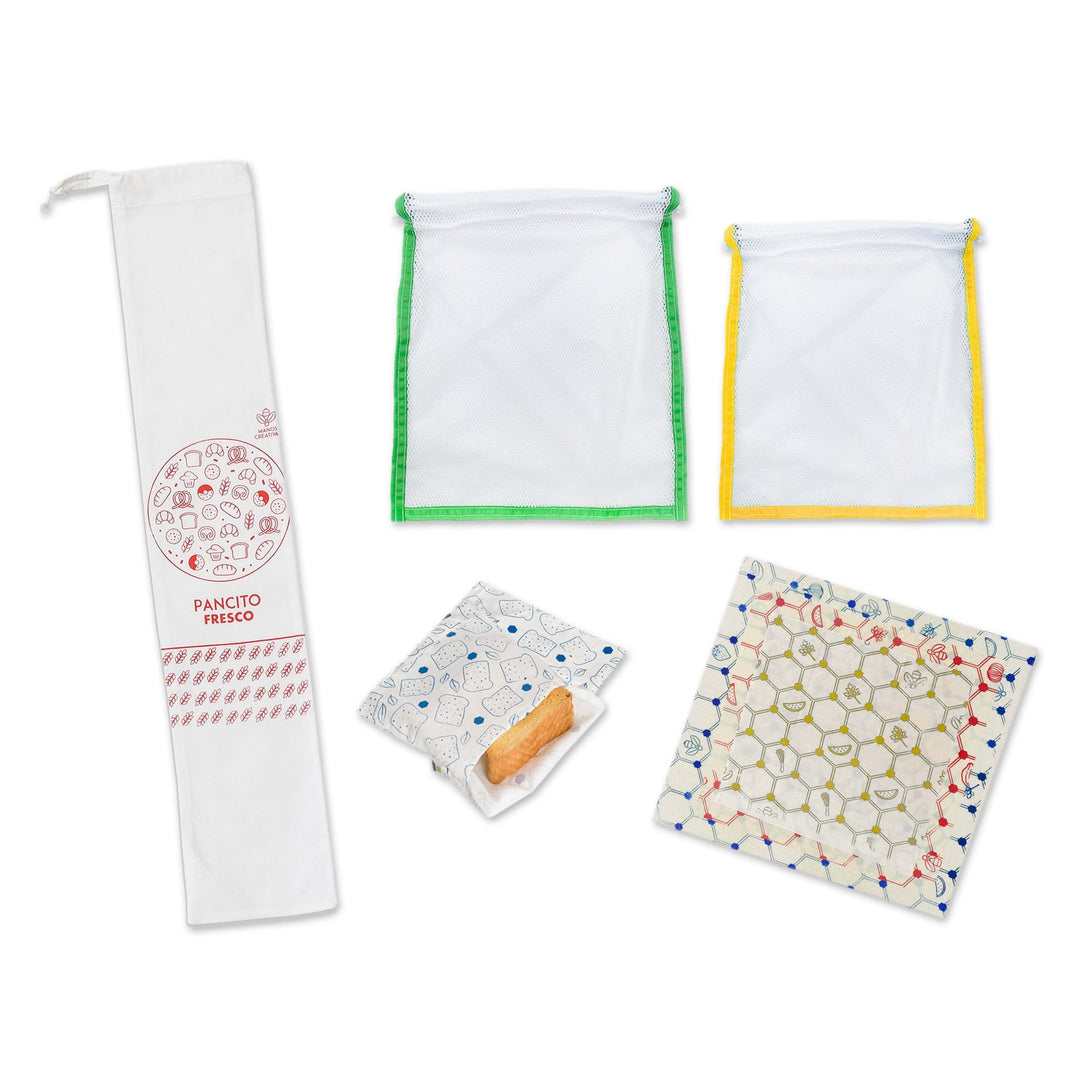 7-Piece Reusable Food Storage Bag Curated Gift Set - Help Our Planet