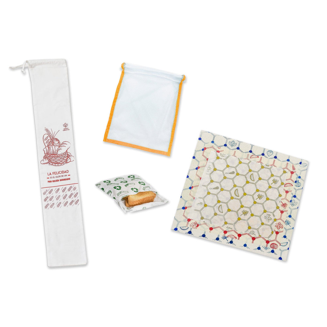6-Piece Reusable Food Storage Bag Curated Gift Set - Save Our Planet
