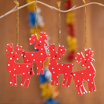 Cheerful Polka Dot Reindeer
