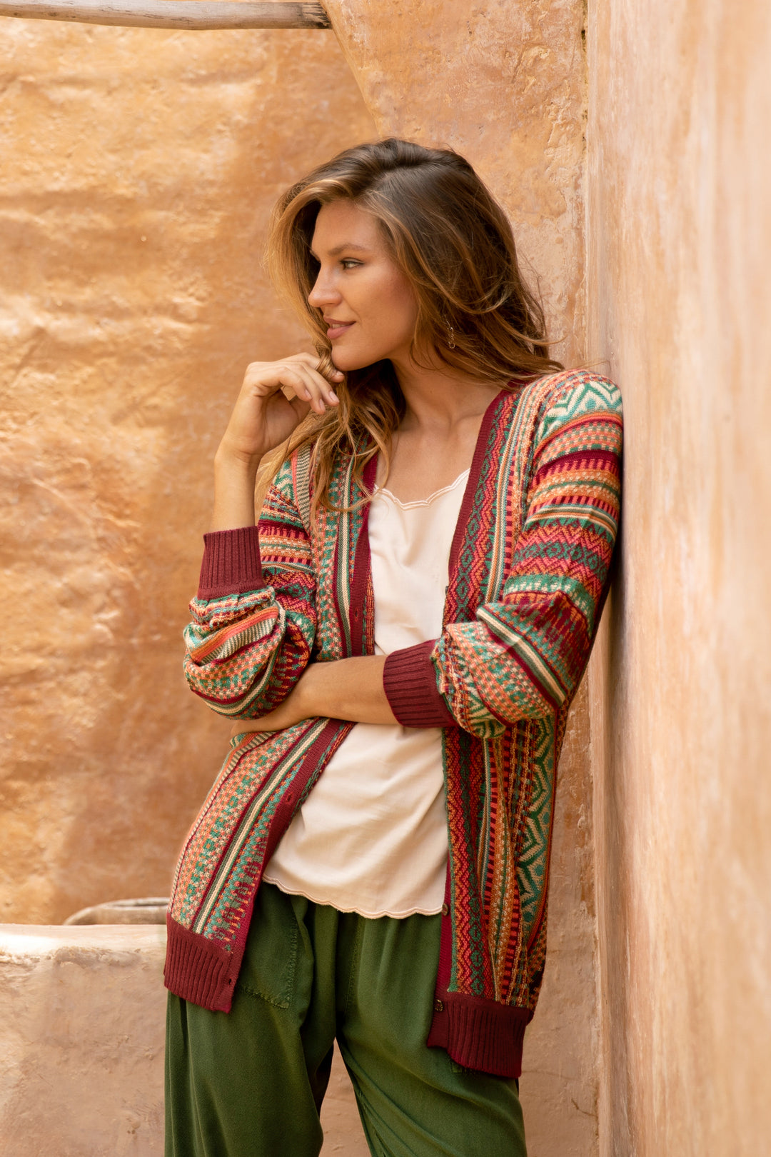 ZigZag Threads in Red