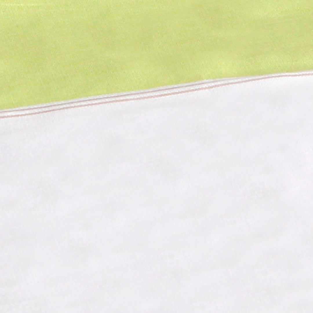 Set of 2 Handwoven Green and White Cotton Dish Towels - Green Taste