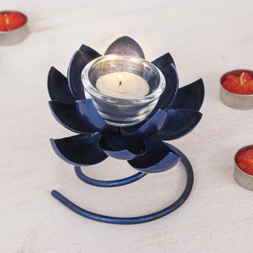 Lotus Flame in Blue