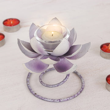 Lotus Flame in Purple